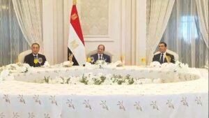عمر مرموش للرئيس عبد الفتاح السيسي: فخورون بما قدمناه في كأس العالم وسنواصل كتابة التاريخ ورفع اسم مصر