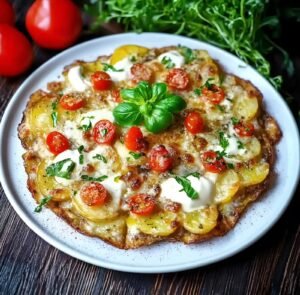 بيتزا البطاطس الإيطالية بدون عجينة تقليدية.. وصفة سهلة ومبتكرة بطعم شهي