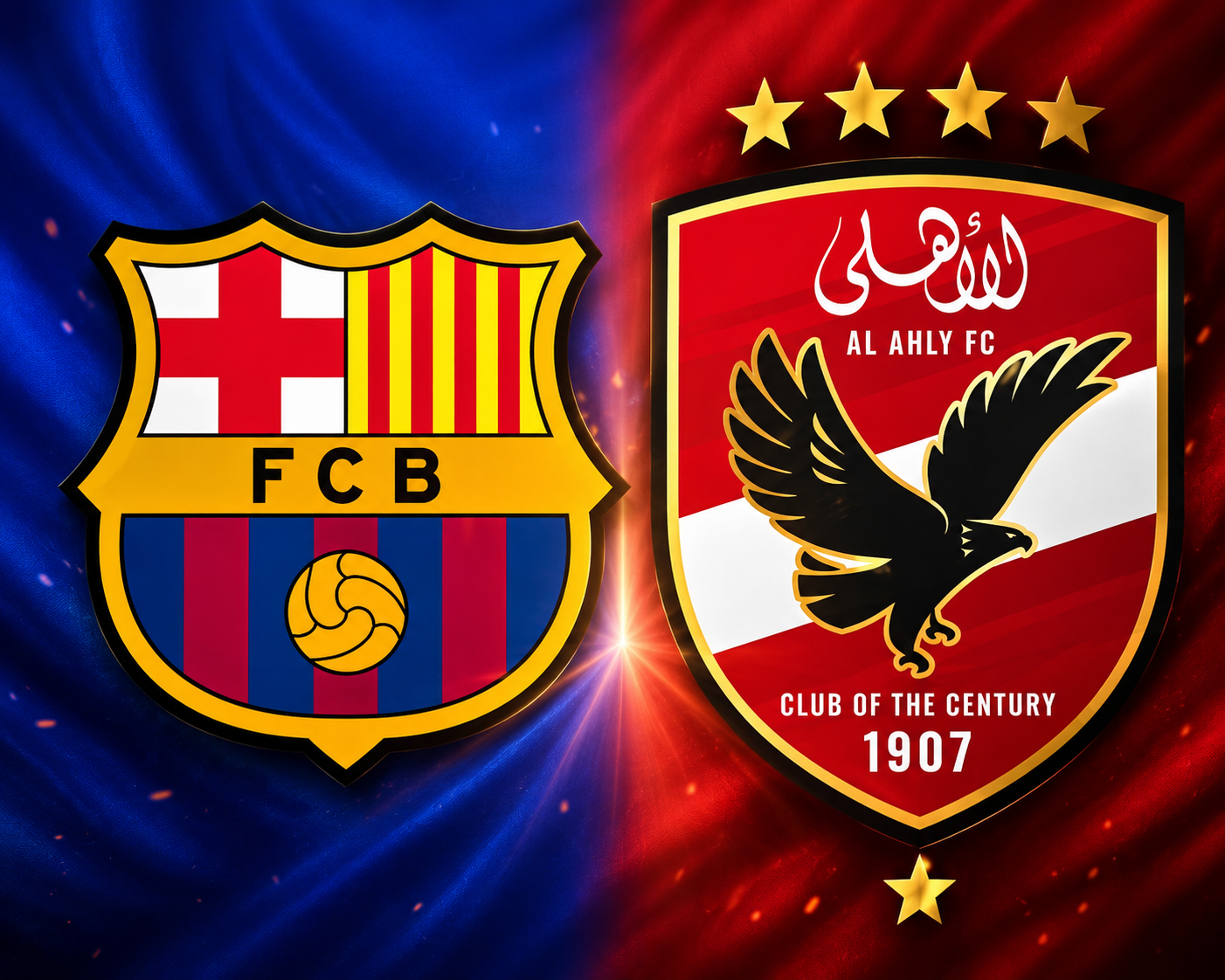 مباراة الأهلي وبرشلونة.. موعد المواجهة المرتقبة والقنوات الناقلة في كأس خوان جامبر