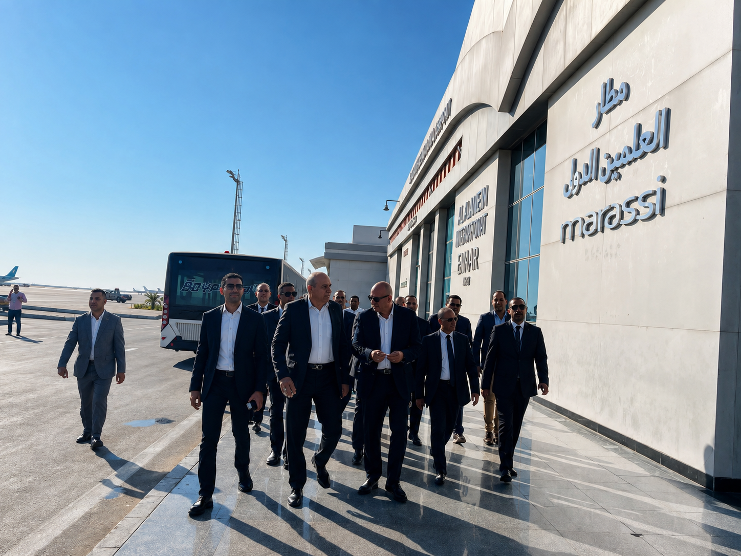 وزير الطيران يتفقد مطار العلمين الدولي استعدادًا لانطلاق معرض العلمين الدولي للطيران والفضاء EIAS 2026