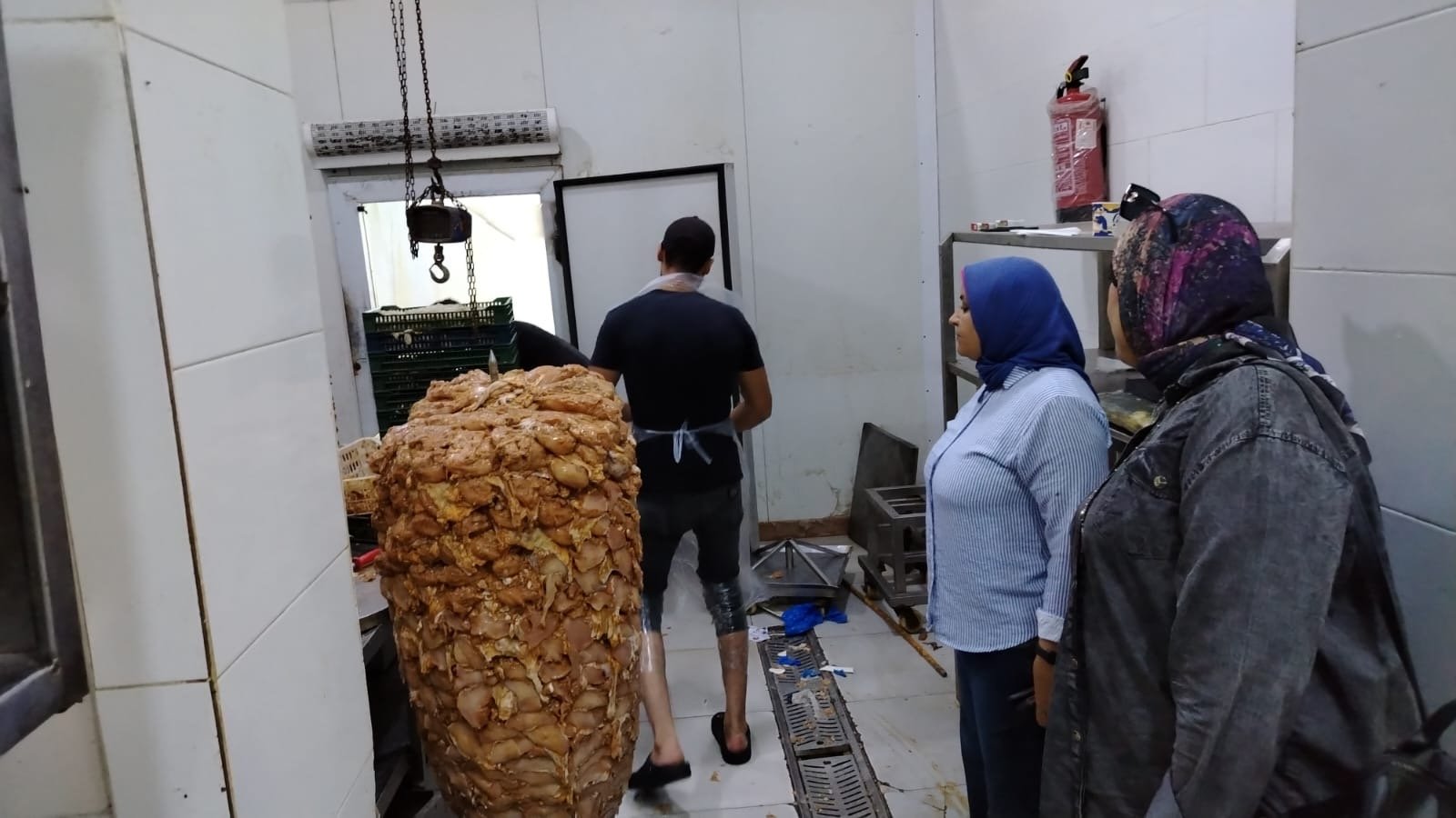 ضبط 1.450 طن لحوم ودواجن وتوابل غير صالحة للاستهلاك داخل منشأة مخالفة بالجمرك