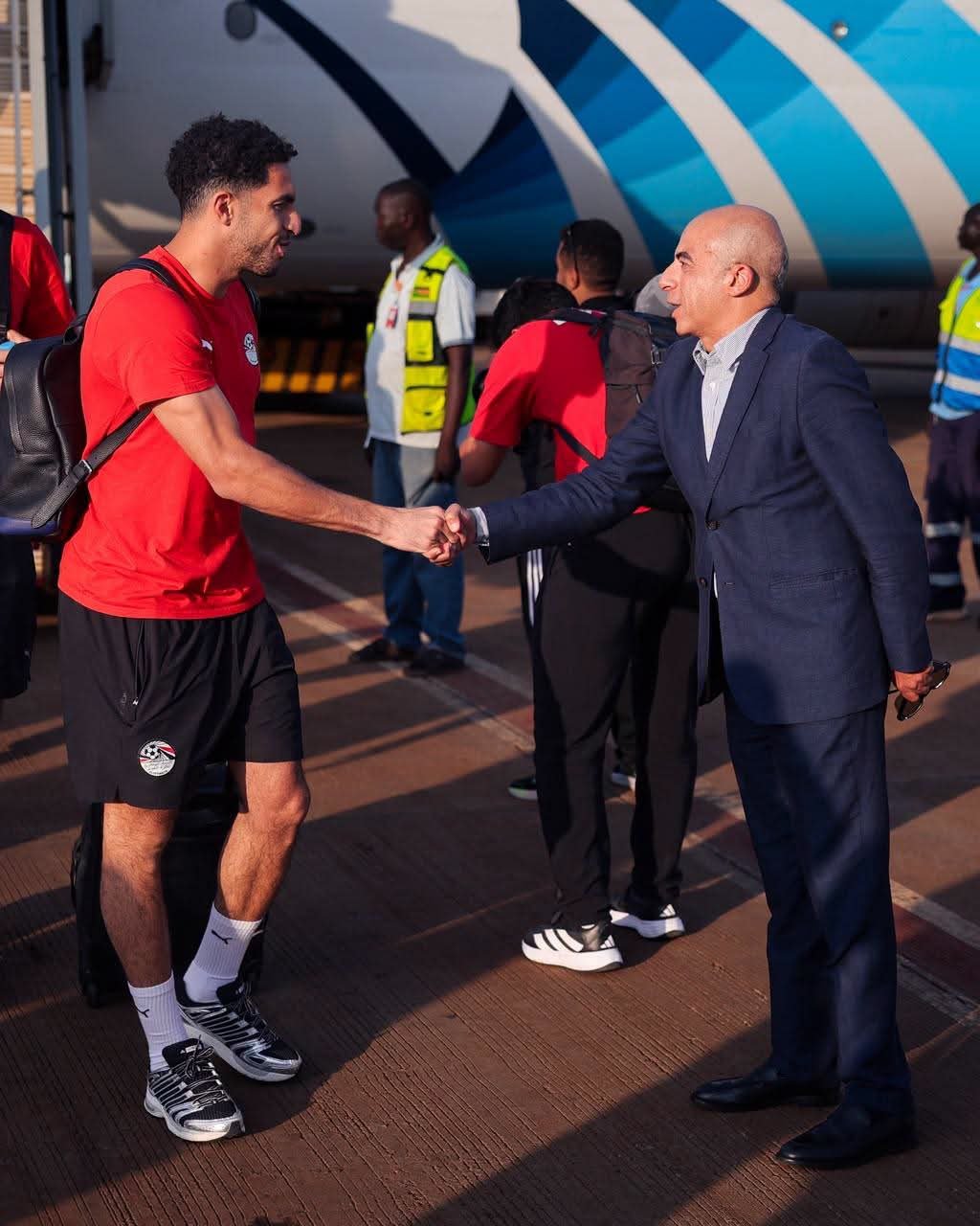 بعثة منتخب مصر تصل جنوب السودان استعدادًا لمواجهة الثلاثاء في تصفيات أمم أفريقيا 2027
