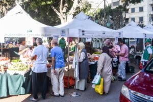 سوق اليوم الواحد للمزارعين في الإسكندرية.. محافظ الإسكندرية يتفقد فعاليات زيزينيا لدعم المنتج والمستهلك