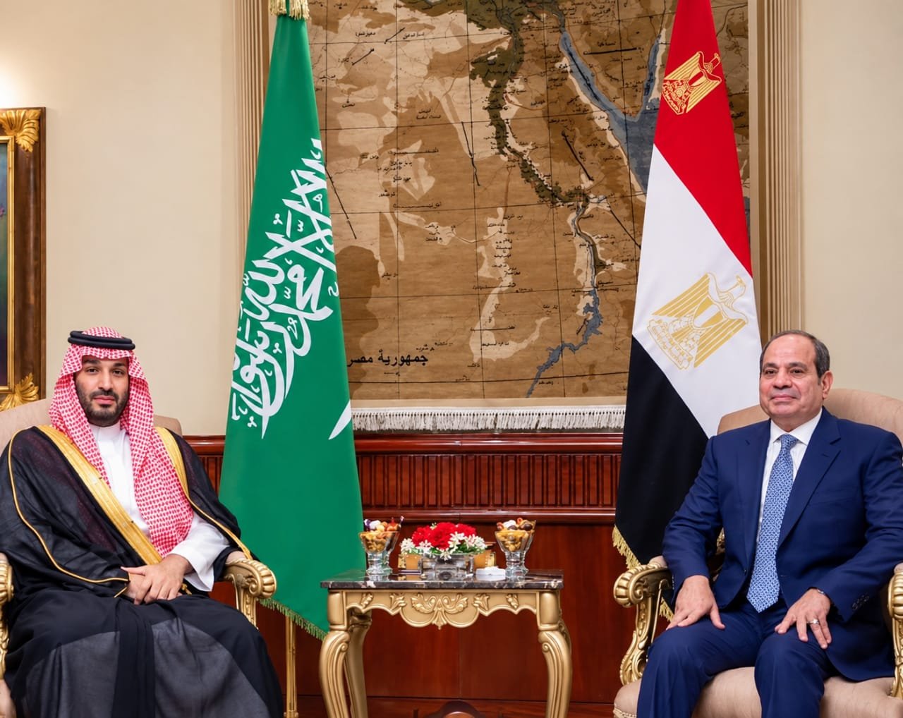 محمد بن سلمان يصل القاهرة في زيارة عمل.. والسيسي في مقدمة مستقبليه