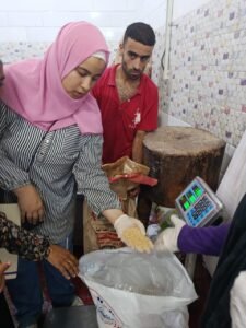 ضبط 370 كجم من مصنعات اللحوم مجهولة المصدر داخل مخزن مخالف بالحضرة الجديدة في الإسكندرية