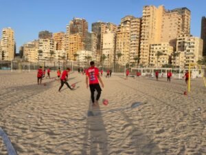 المنتخب المصري لكرة القدم الشاطئية يبدأ تدريباته على شواطئ الإسكندرية استعدادًا لتصفيات أمم أفريقيا