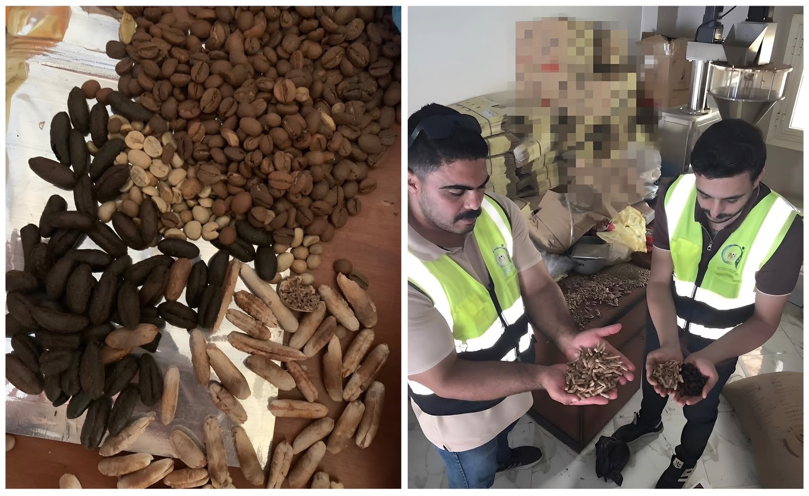 ضبط 600 كيلو بن مخلوط بنواة البلح في الغربية.. حملات رقابية تكشف مخالفات قبل طرحه بالأسواق