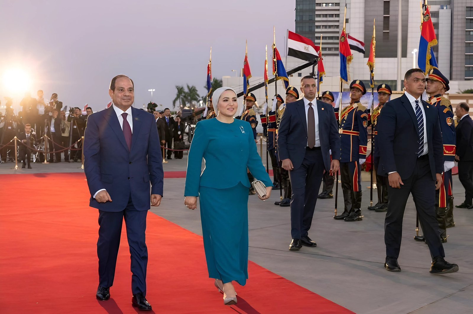 انتصار السيسي ترحب بزيارة الرئيس الصيني وقرينته إلى القاهرة وتؤكد عمق العلاقات المصرية الصينية