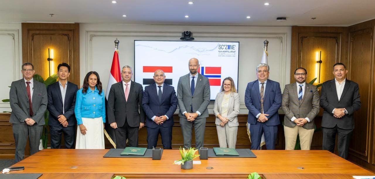 رئيس اقتصادية قناة السويس يبحث مع سفير النرويج فرص جذب الاستثمارات الأوروبية والدولية