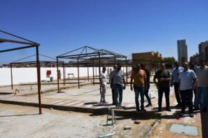 محافظ أسوان يتفقد المدخل الشمالي للمدينة والمنطقة المجاورة لخان أسوان ويوجه بسرعة إنهاء أعمال التطوير