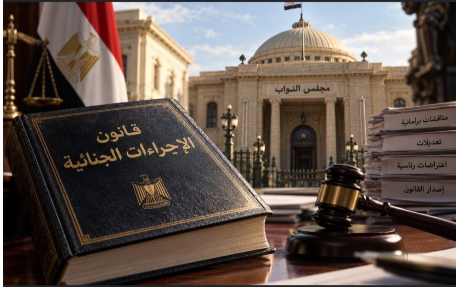 تعديل قانون الإجراءات الجنائية.. مجلس النواب يناقش مد موعد العمل بالقانون الجديد