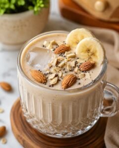 فوائد عصير الموز باللوز ..مشروب مغذى بمنح الجسم الطاقة 