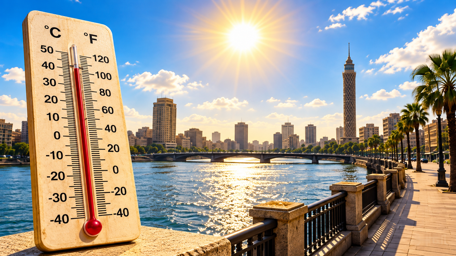 درجات الحرارة والظواهر الجوية المتوقعة الأربعاء 23 سبتمبر 2026.. طقس مائل للحرارة صباحًا وشديد الحرارة على جنوب الصعيد