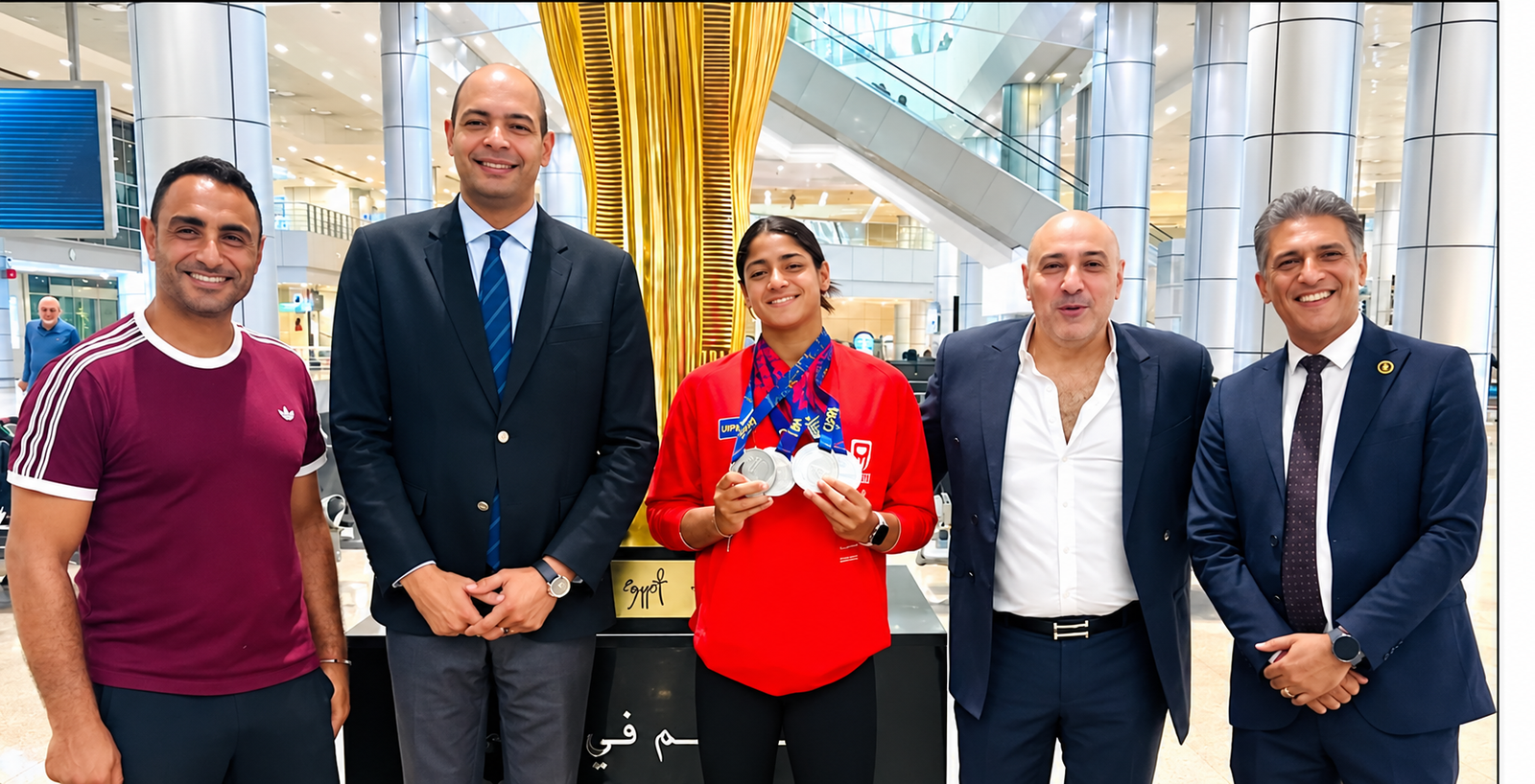 وزارة الشباب والرياضة تستقبل فريدة أبوهاشم بعد إنجازها العالمي في الخماسي الحديث 2026