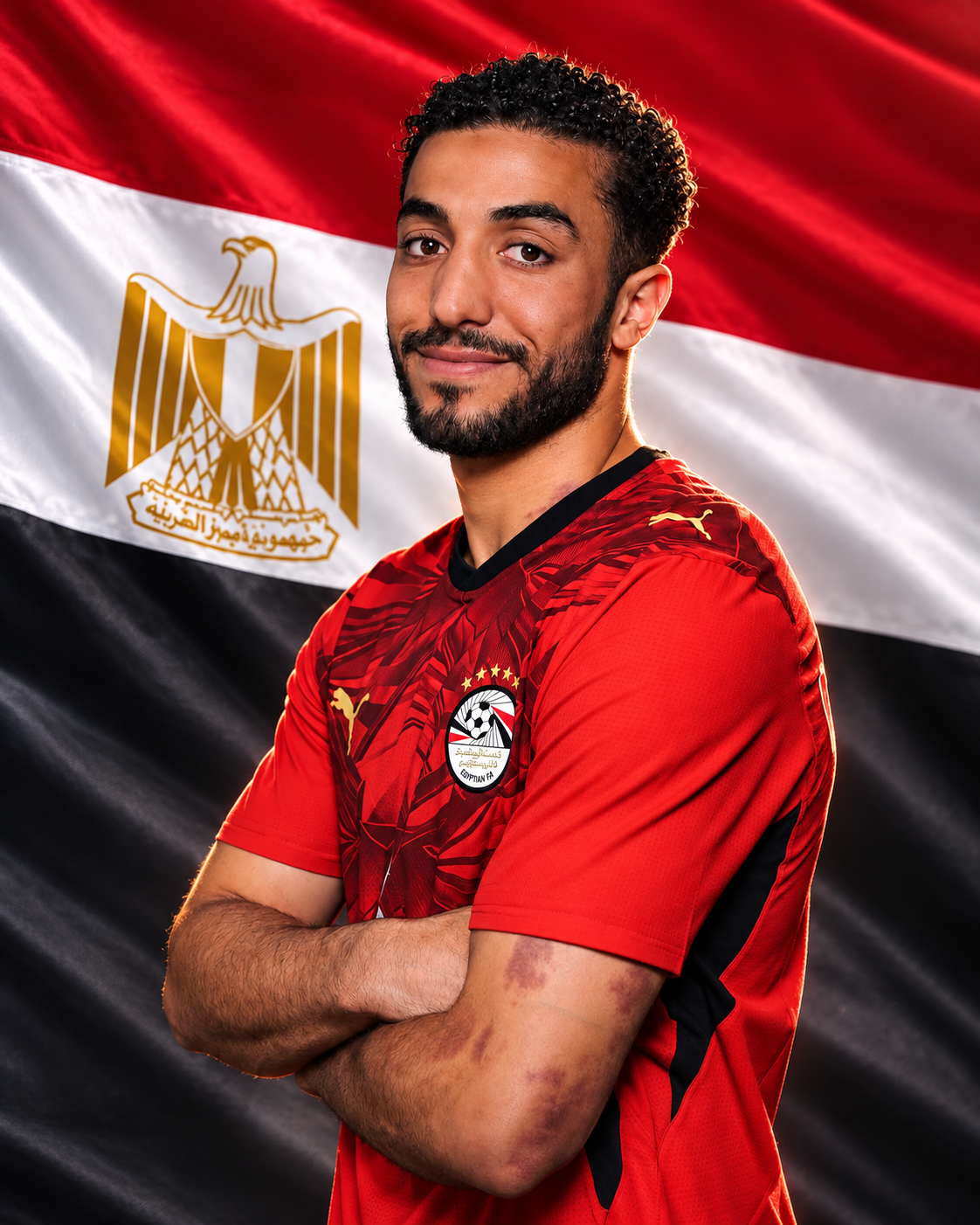 محمد عبد المنعم خارج رحلة منتخب مصر إلى جنوب السودان رسميًا بسبب النجيل الصناعي