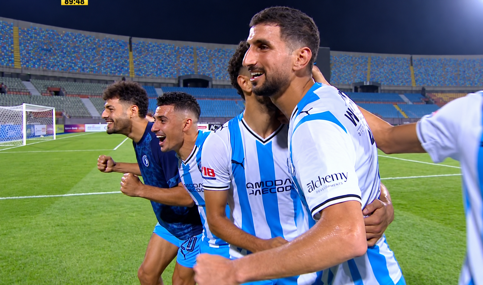 وليد الكرتي يسجل الهدف الثاني لبيراميدز أمام الشرقية للدخان في الدقيقة 88