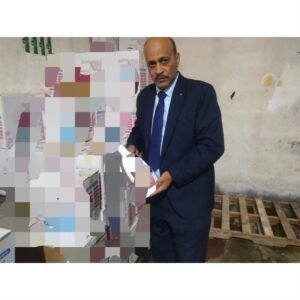 ضبط طن صابون سائل و900 لتر شاور بعلامات تجارية مقلدة داخل منشأة بالغربية