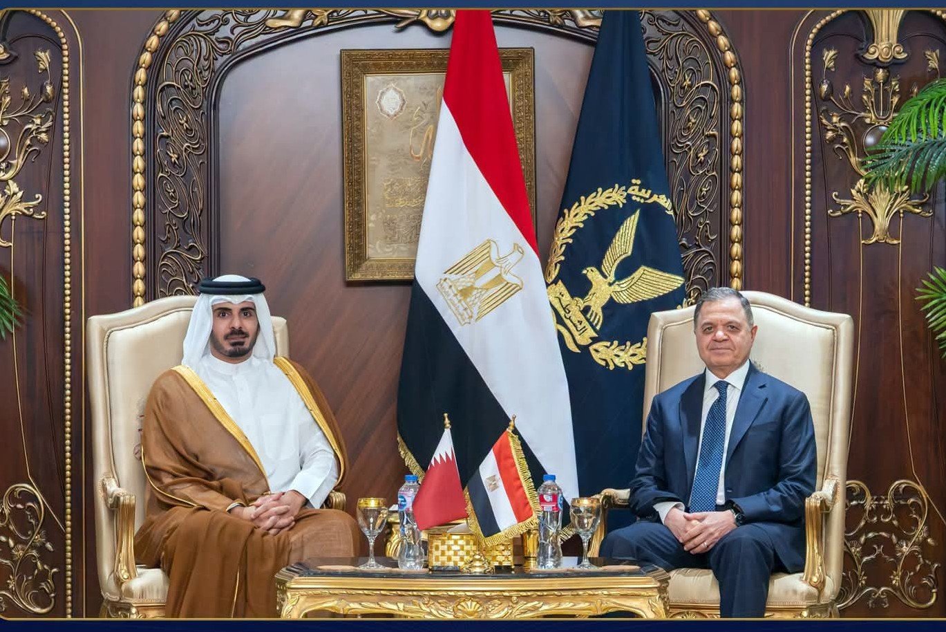 وزير الداخلية المصري يستقبل نظيره القطري ويوقعان مذكرة تفاهم لتعزيز التعاون في مكافحة الجريمة