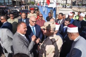 وزير الأوقاف ومحافظ الإسكندرية ورئيس الهيئة الهندسية يضعون حجر أساس المسجد الجامع بسموحة 8 وزير الأوقاف ومحافظ الإسكندرية ورئيس الهيئة الهندسية يضعون حجر أساس المسجد الجامع بسموحة