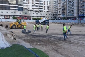 وزير الأوقاف ومحافظ الإسكندرية ورئيس الهيئة الهندسية يضعون حجر أساس المسجد الجامع بسموحة 6 وزير الأوقاف ومحافظ الإسكندرية ورئيس الهيئة الهندسية يضعون حجر أساس المسجد الجامع بسموحة