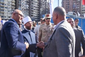 وزير الأوقاف ومحافظ الإسكندرية ورئيس الهيئة الهندسية يضعون حجر أساس المسجد الجامع بسموحة 2 وزير الأوقاف ومحافظ الإسكندرية ورئيس الهيئة الهندسية يضعون حجر أساس المسجد الجامع بسموحة