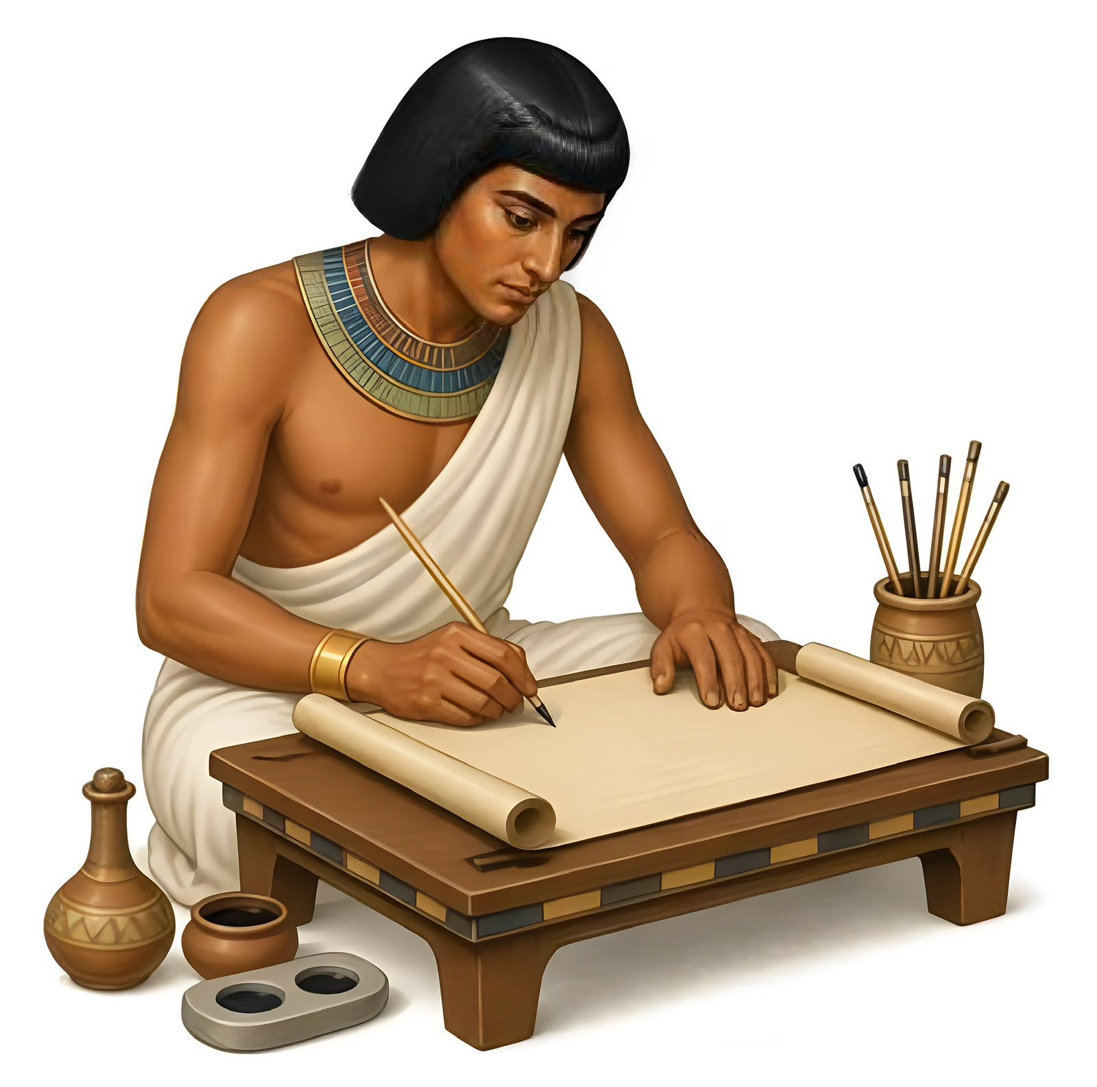 الكاتب المصري القديم.. كيف عاش كتبة مصر وصنعوا ذاكرة الحضارة الفرعونية؟