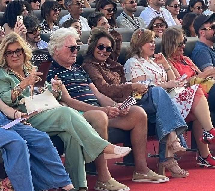 ليلى علوي تشارك في ندوة النجمة منى زكي بمهرجان الجونة السينمائي