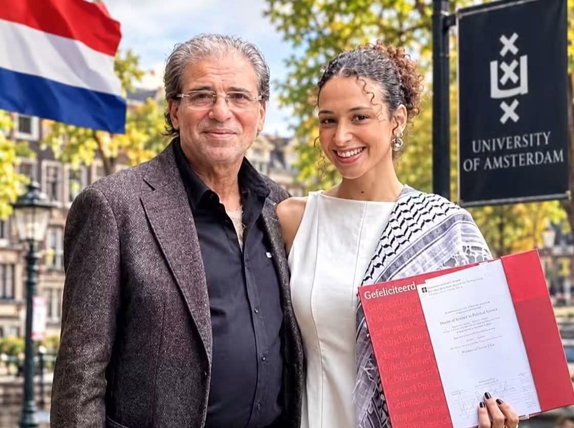 خالد يوسف يحتفل بتخرج ابنته من جامعة أمستردام.. ما تفاصيل دراستها؟