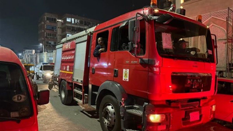 حريق مدرسة النيل جاردن بأوسيم.. السيطرة على النيران والمعاينة تكشف السبب المبدئي