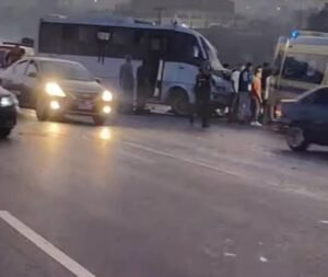 وزيرة التضامن تتابع تداعيات حادث الطريق السياحي بالجيزة وتوجه بتقديم الدعم والتدخلات الإغاثية 3 وزيرة التضامن تتابع تداعيات حادث الطريق السياحي بالجيزة وتوجه بتقديم الدعم والتدخلات الإغاثية
