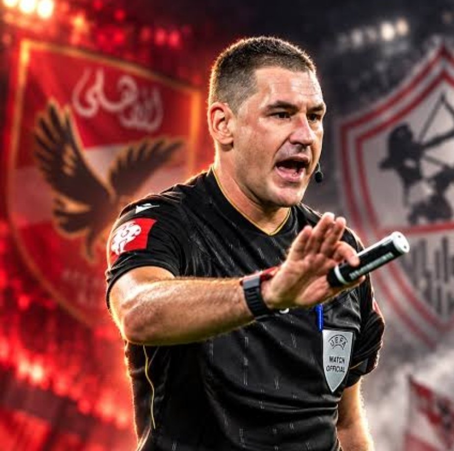 رادي أوبرينوفيتش حكم قمة الأهلي والزمالك.. إحصائيات تكشف صرامته وكثرة البطاقات الصفراء