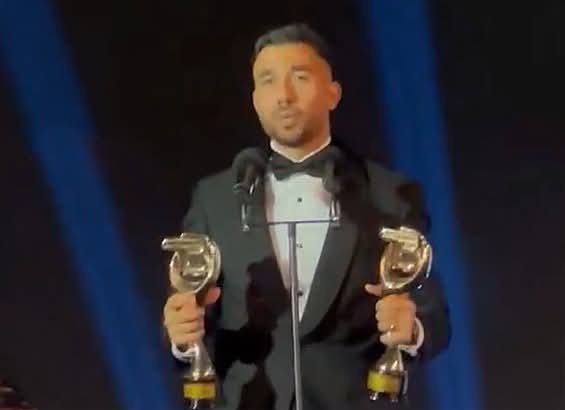 محمود تريزيجيه يحصد جائزتي THE BEST كأفضل جناح أيسر وأفضل لاعب في مصر للموسم الماضي