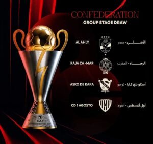مجموعة الأهلي في كأس الكونفدرالية الإفريقية.. الرجاء المغربي يصطدم بالأحمر في مجموعة قوية