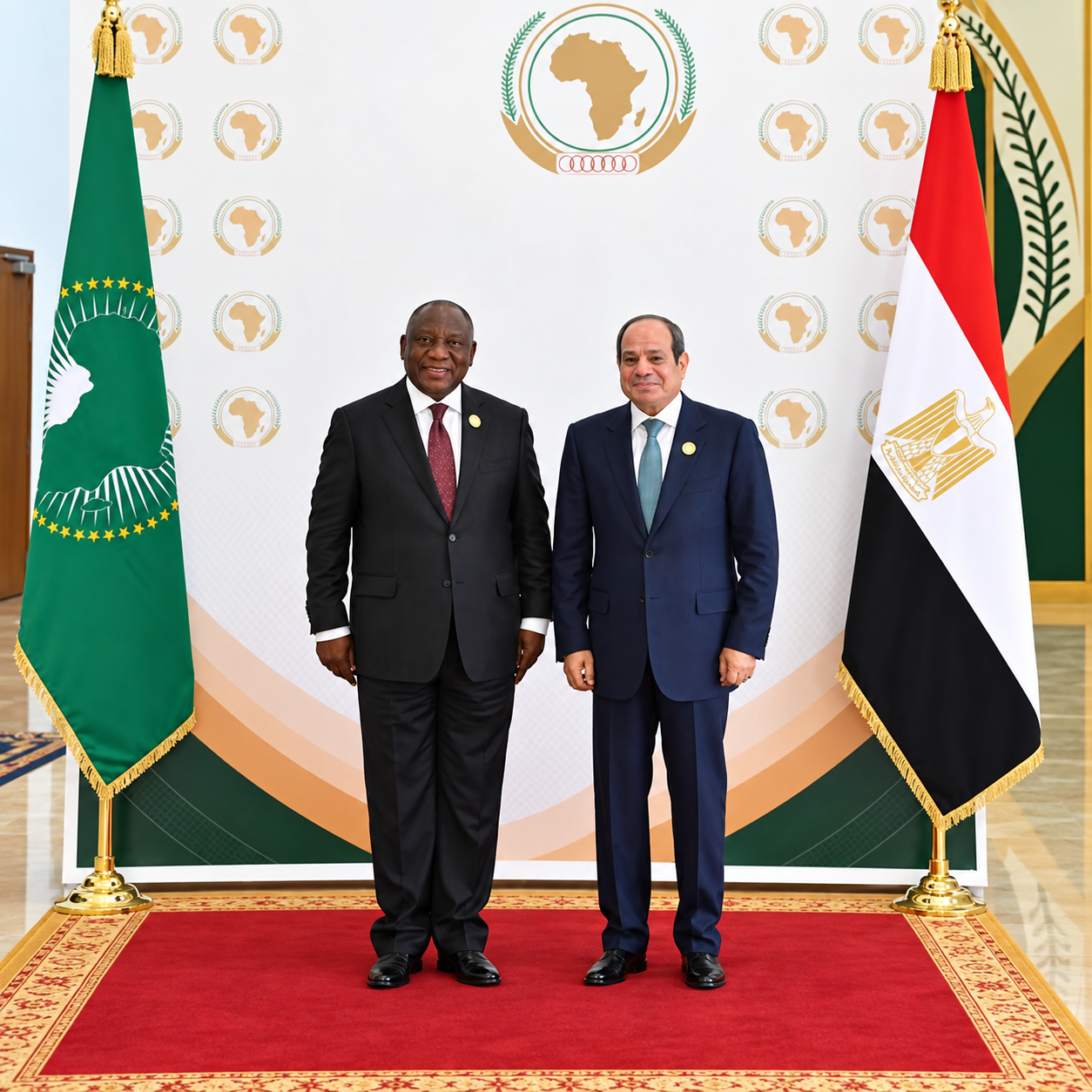 الرئيس السيسي يستقبل رئيس غانا ويؤكد تطلع مصر للتعاون مع غانا خلال رئاستها للاتحاد الأفريقي 2027