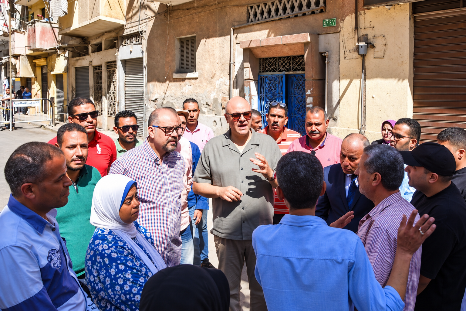 محافظ الإسكندرية يتفقد عقاري لامبروزو والمازني ويوجه باستمرار دعم الأسر المتضررة 4 محافظ الإسكندرية يتفقد عقاري لامبروزو والمازني ويوجه باستمرار دعم الأسر المتضررة