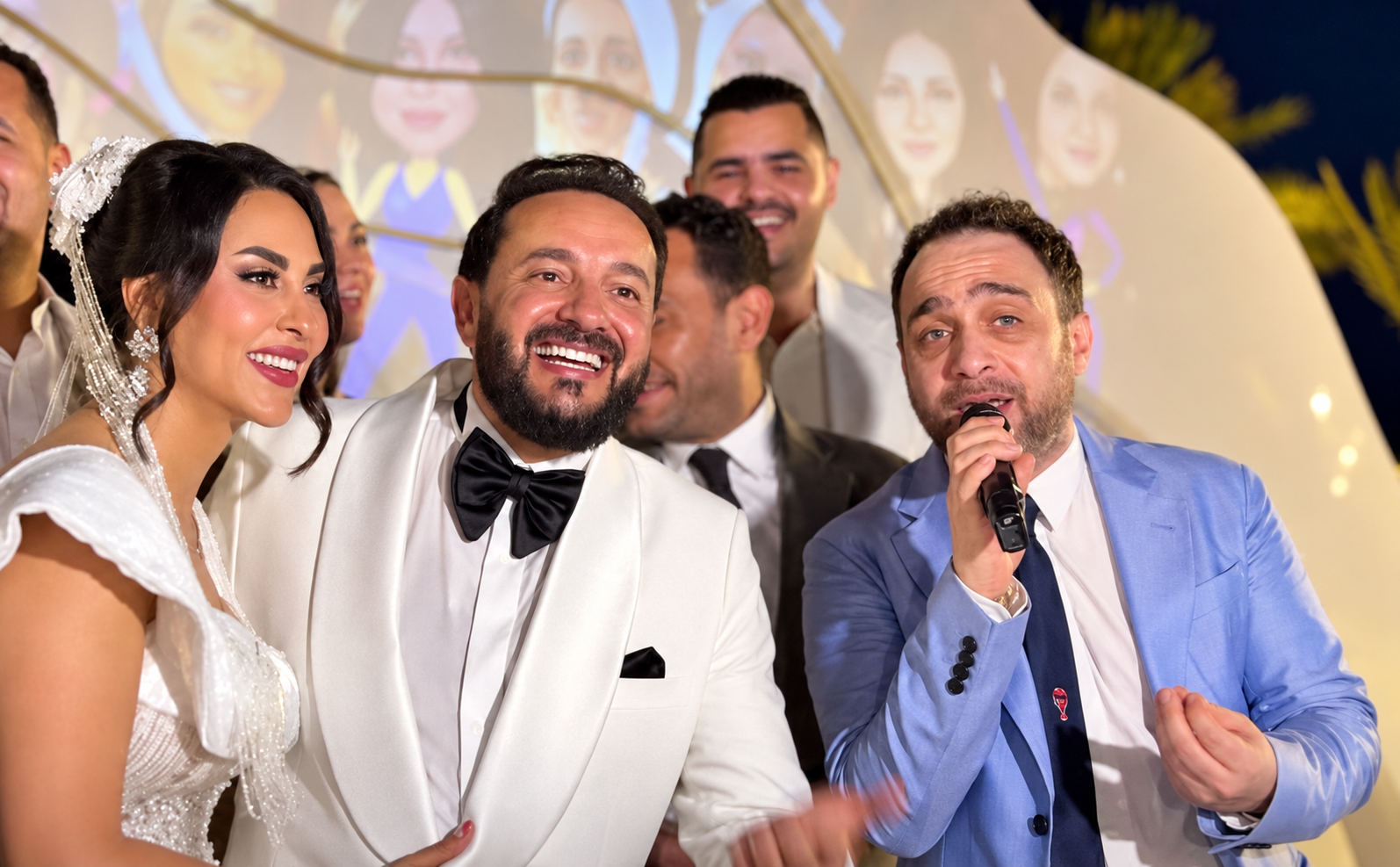 بعد فترة من الغياب.. أحدث ظهور لحسام حبيب خلال إحدى حفلات الزفاف